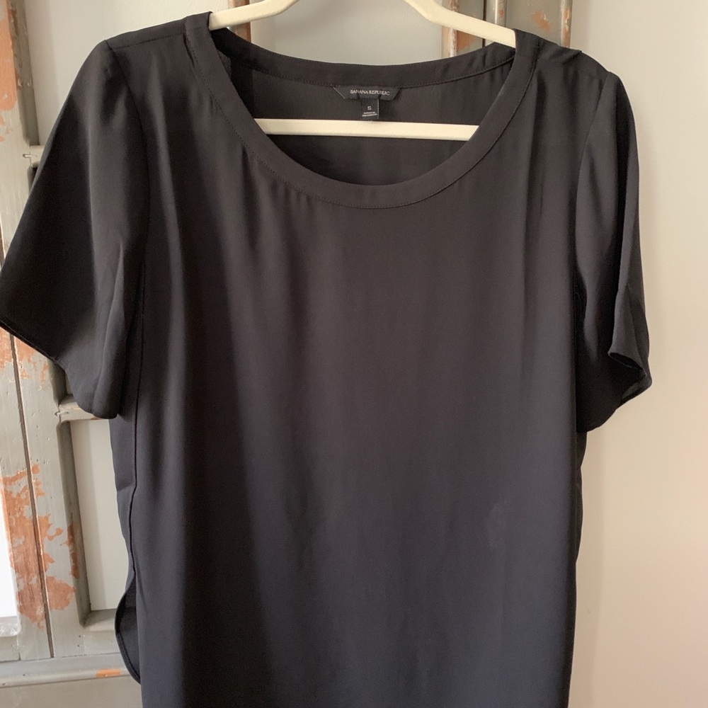 Banana Republic Blouse Black Small